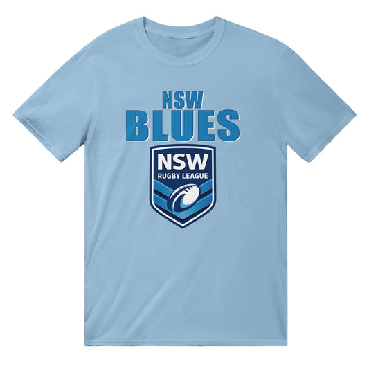 NSW Blues T-Shirt - Graphic Tees Australia Online - Graphic T-Shirts - Light Blue / S
