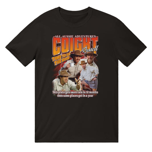 Russell Coight Vintage T-shirt Graphic Tee Australia Online Black / S