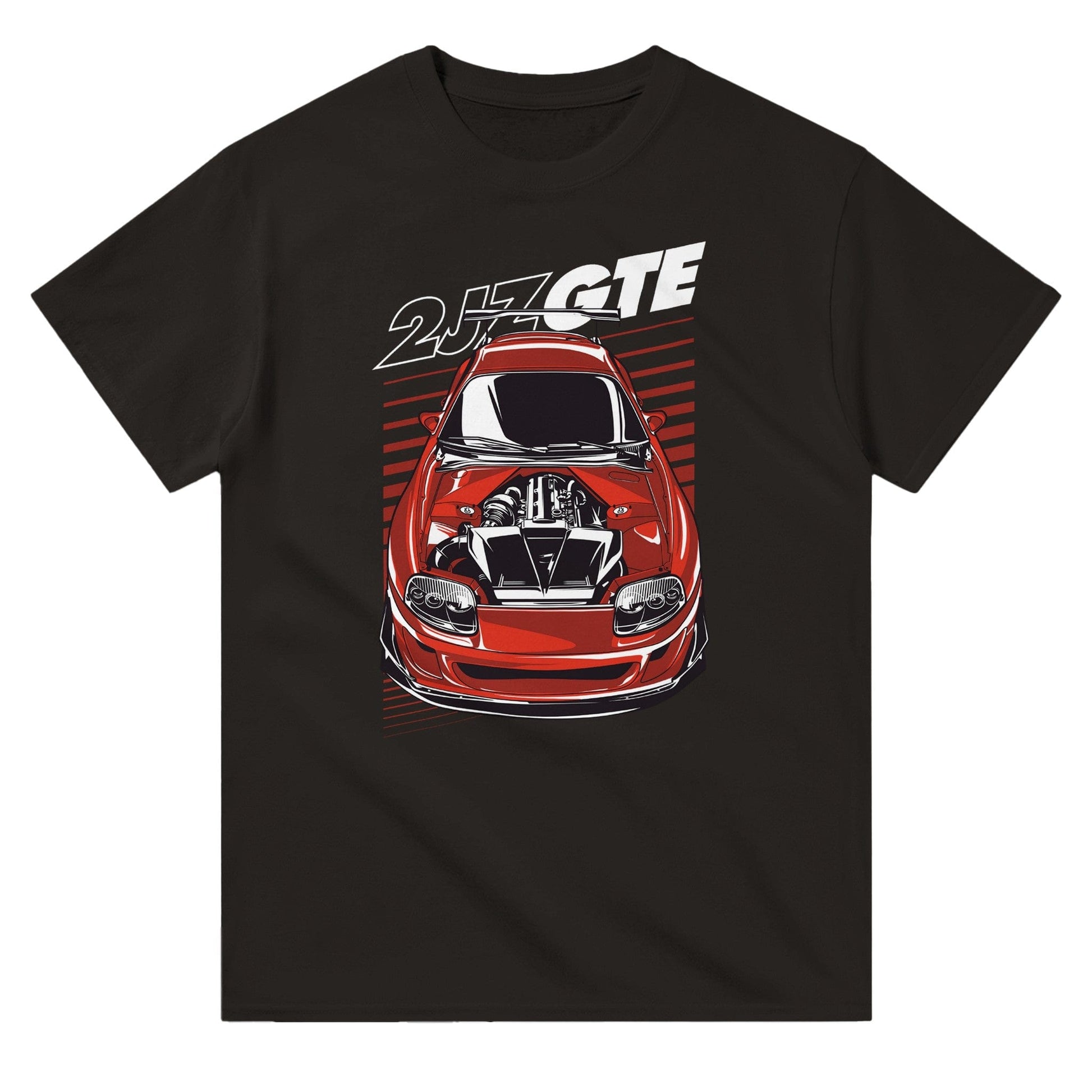 2JZ GTE Supra T-shirt Graphic Tee Black / S BC Australia