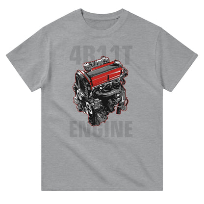 4B11T Engine T-shirt Australia Online Color Sports Grey / S