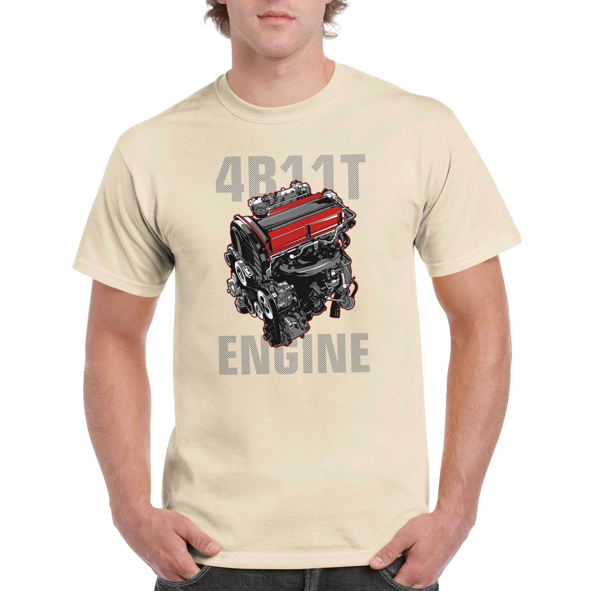 4B11T Engine T-shirt Australia Online Color