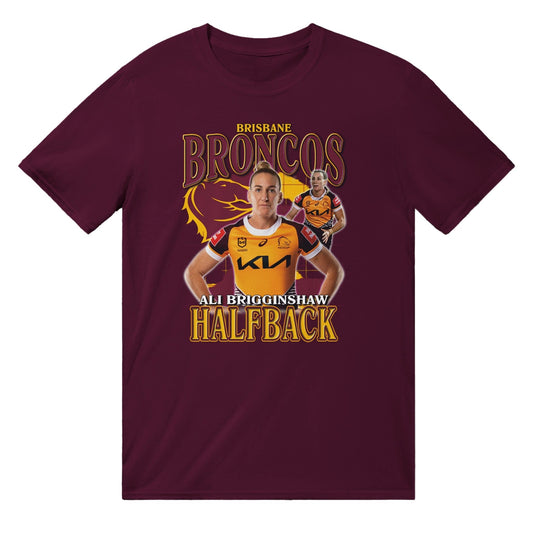 Ali Brigginshaw Brisbane Broncos T-shirt Australia Online Color Maroon / S