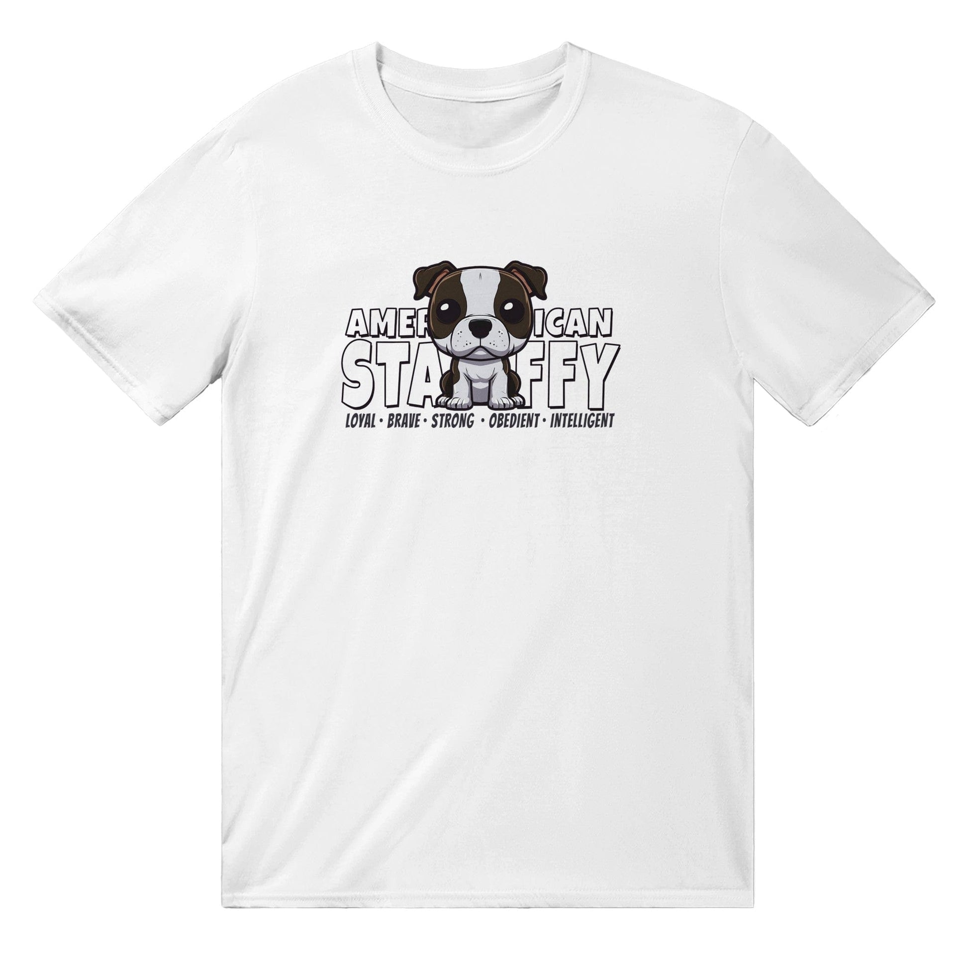 American Staffy T-Shirt Australia Online Color White / S