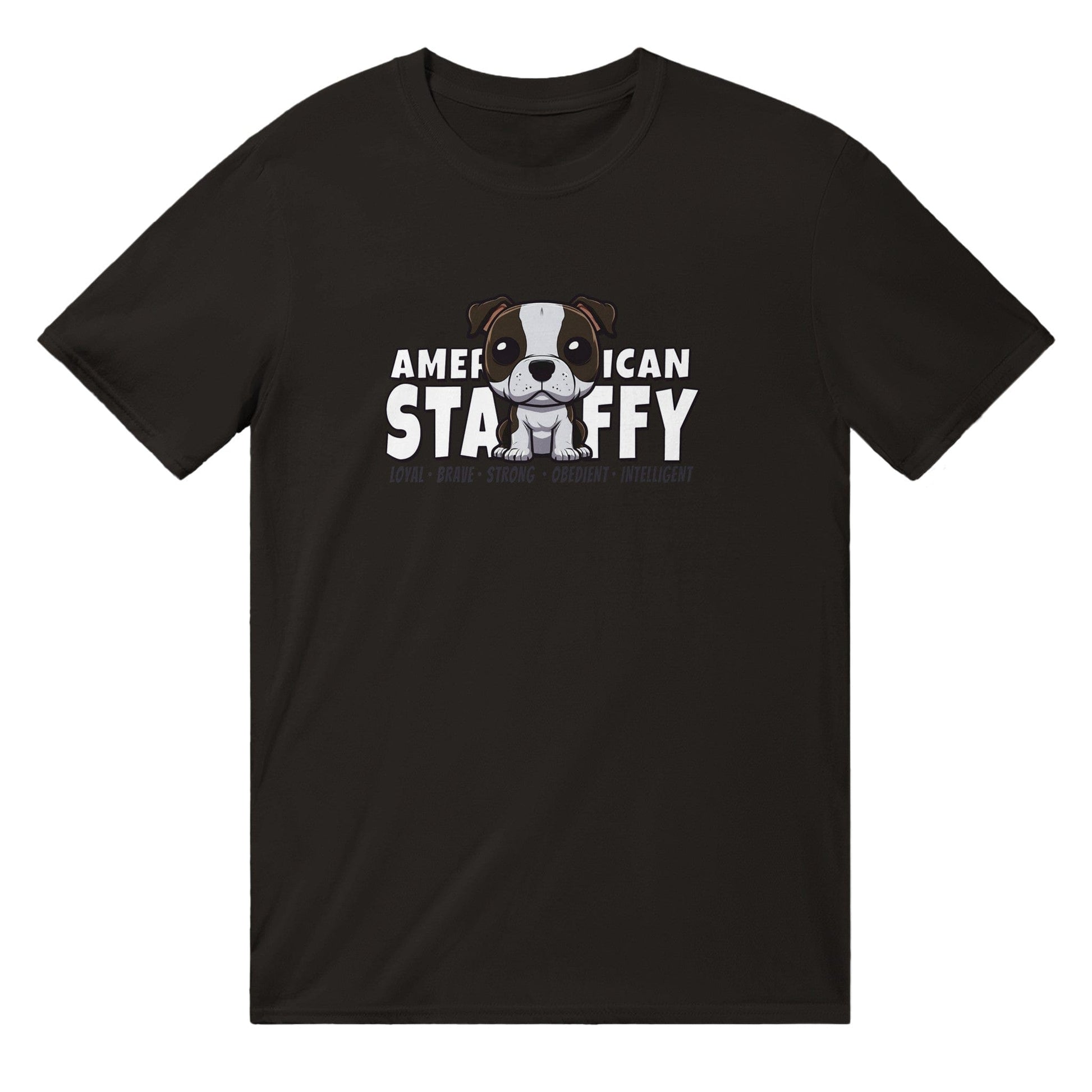 American Staffy T-Shirt Australia Online Color Black / S