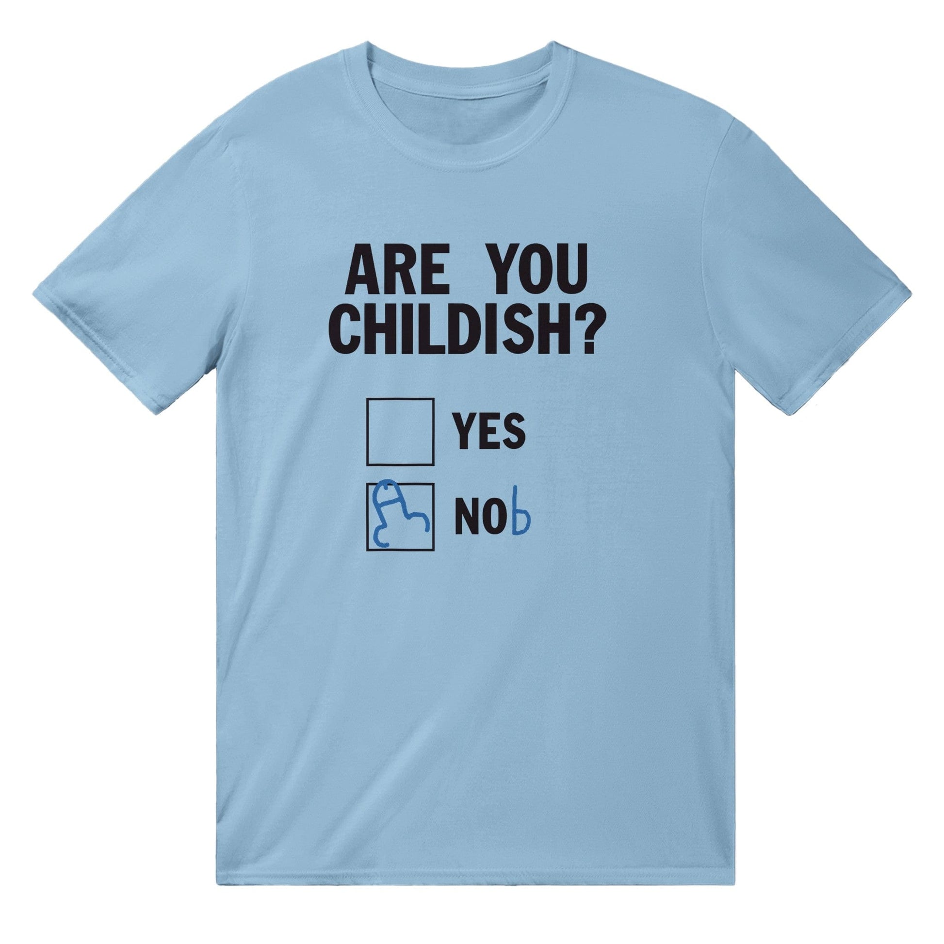 Are You Childish? T-shirt Australia Online Color Light Blue / S