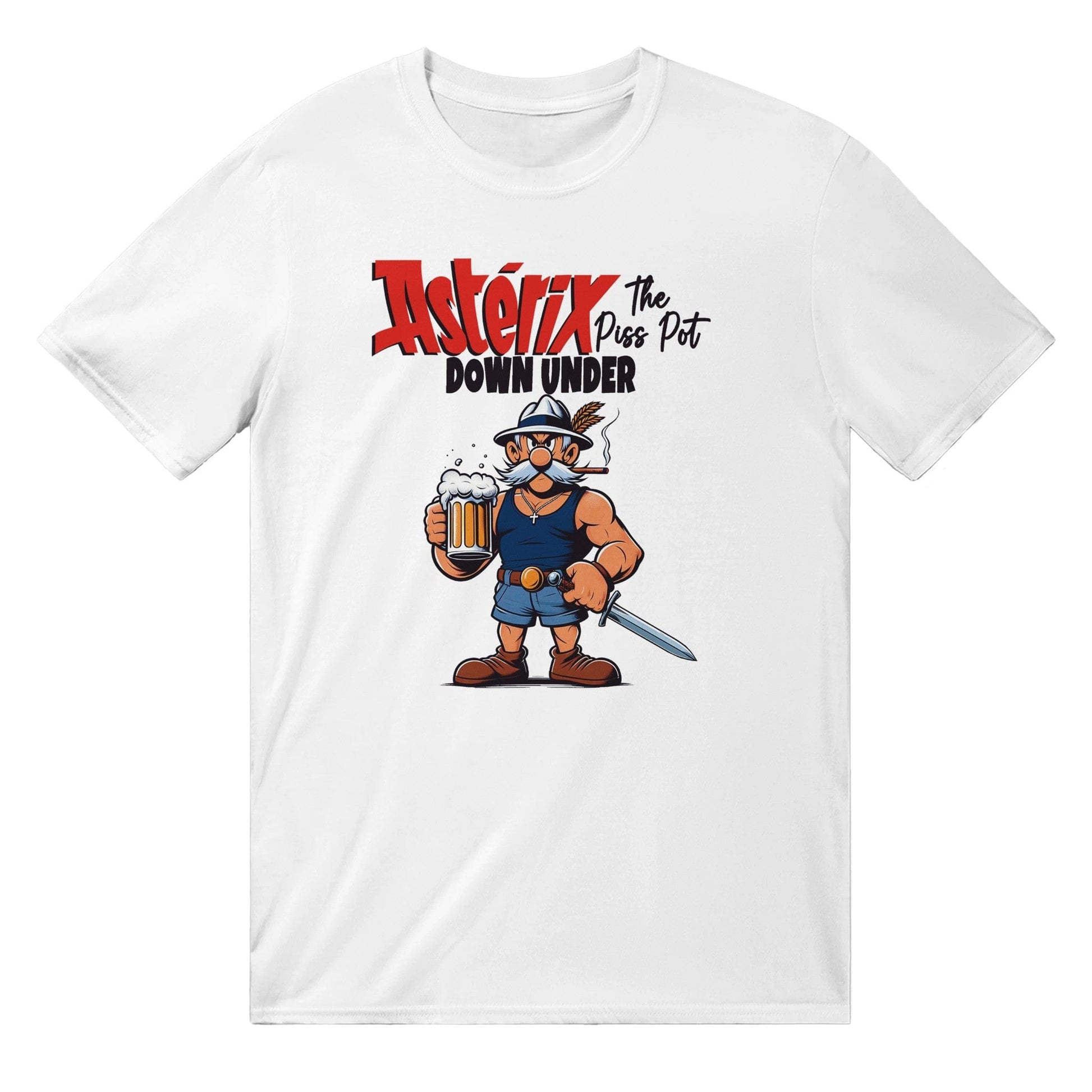 Asterix Down Under T-shirt Australia Online Color White / S