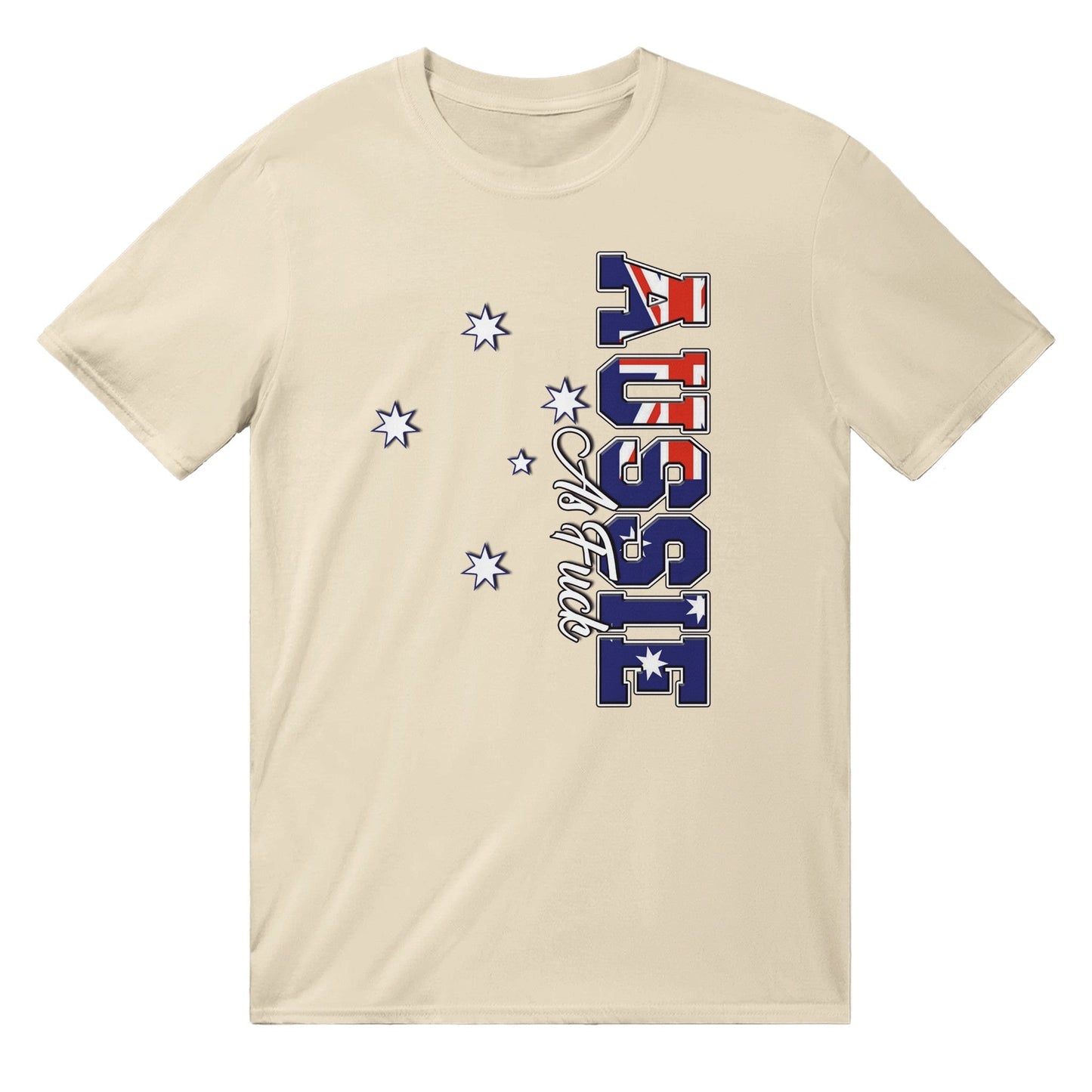 Aussie As Fuck T-shirt Australia Online Color Natural / S