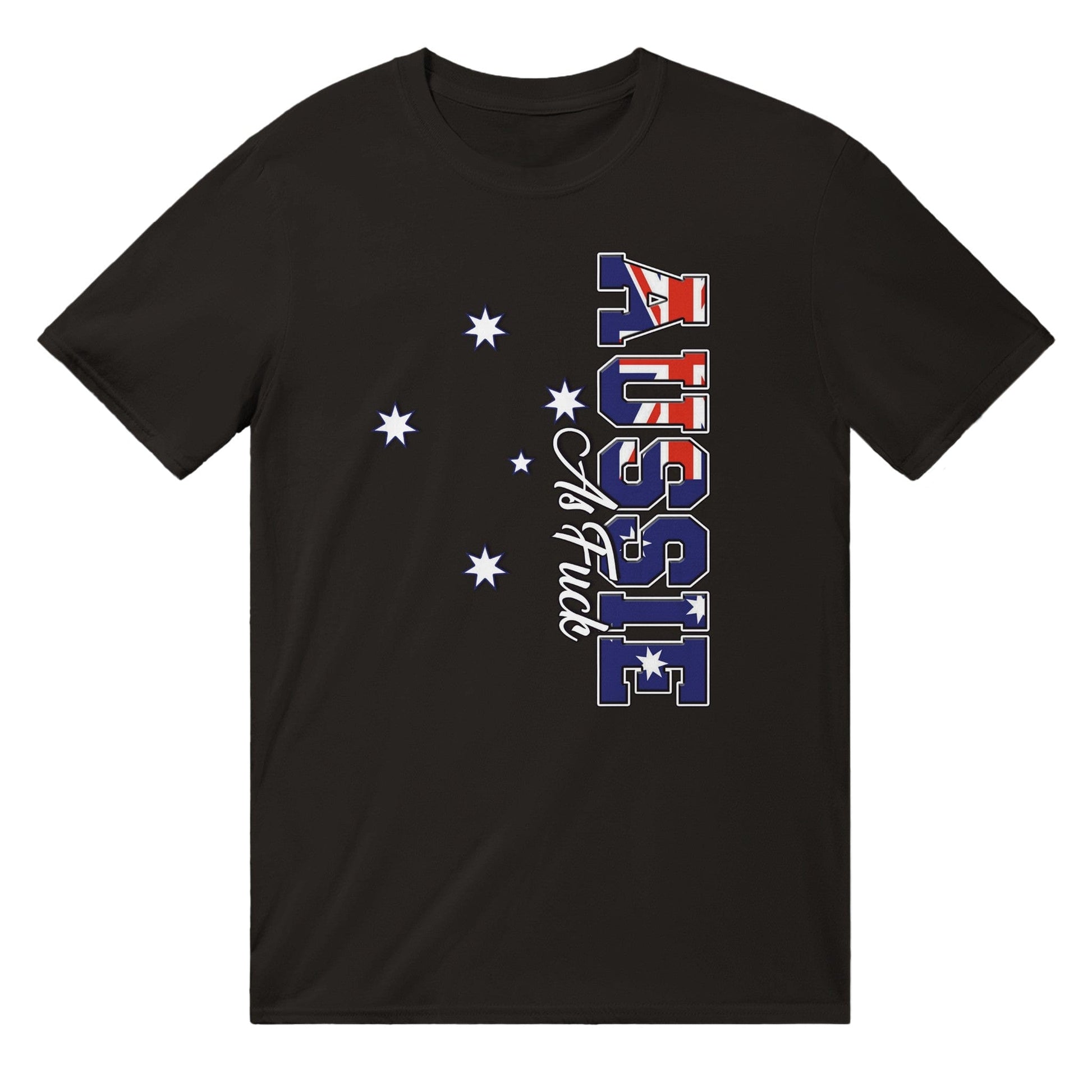 Aussie As Fuck T-shirt Australia Online Color Black / S