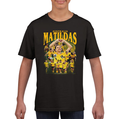 Australia Matildas Supporters Kids T-Shirt Graphic Tee Australia Online