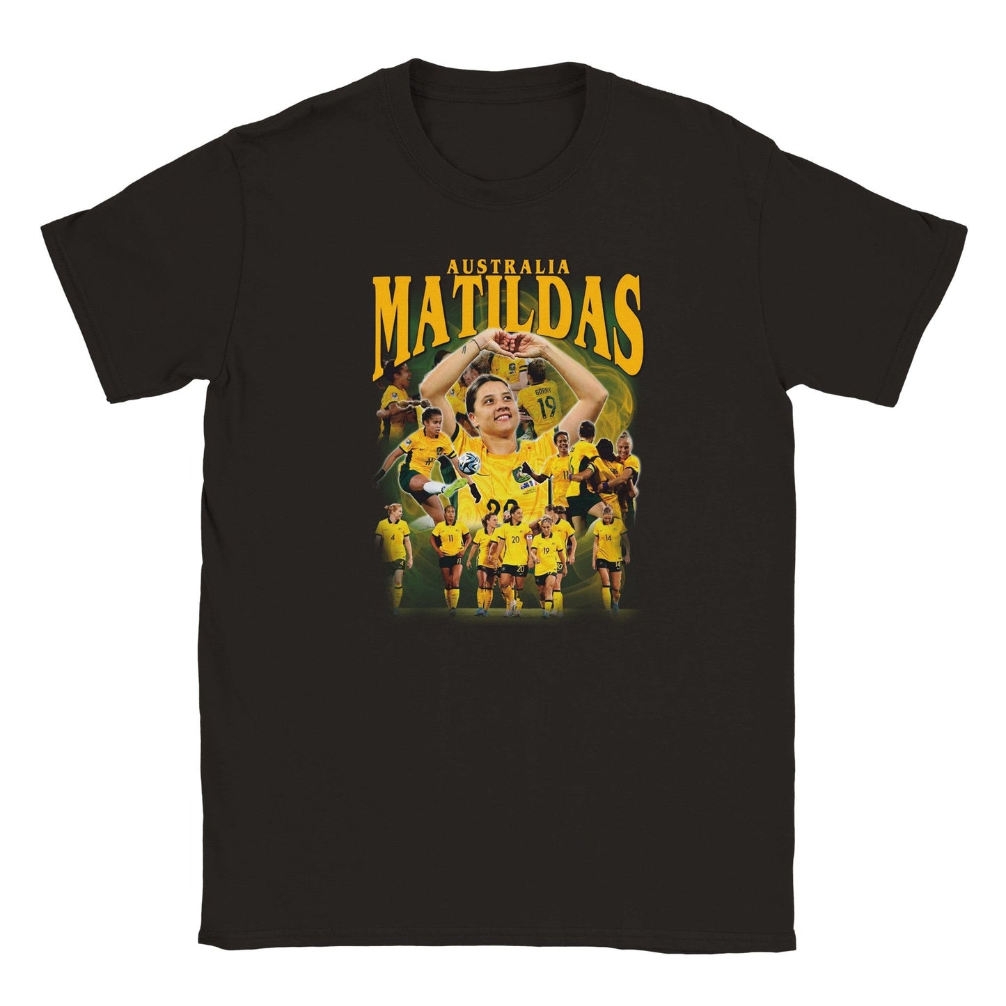Australia Matildas Supporters Kids T-Shirt Graphic Tee Australia Online S