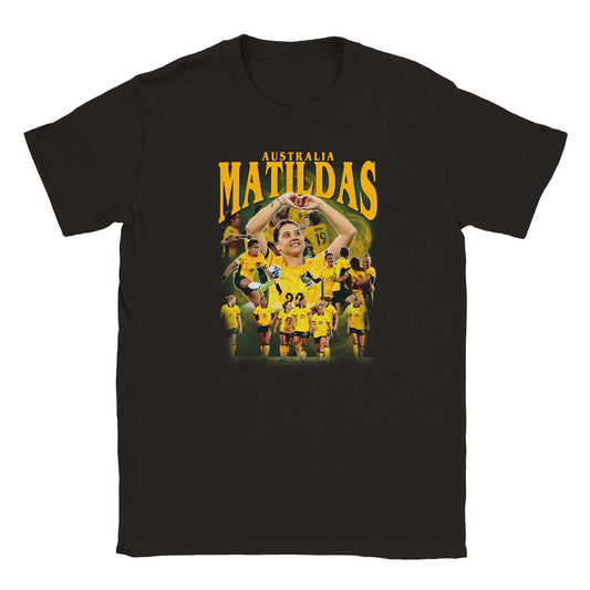 Australia Matildas Supporters Kids T-Shirt Graphic Tee Australia Online S