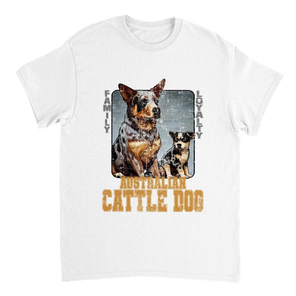 Australian Cattle Dog T-SHIRT Adults T-Shirts Unisex White / S BC Australia