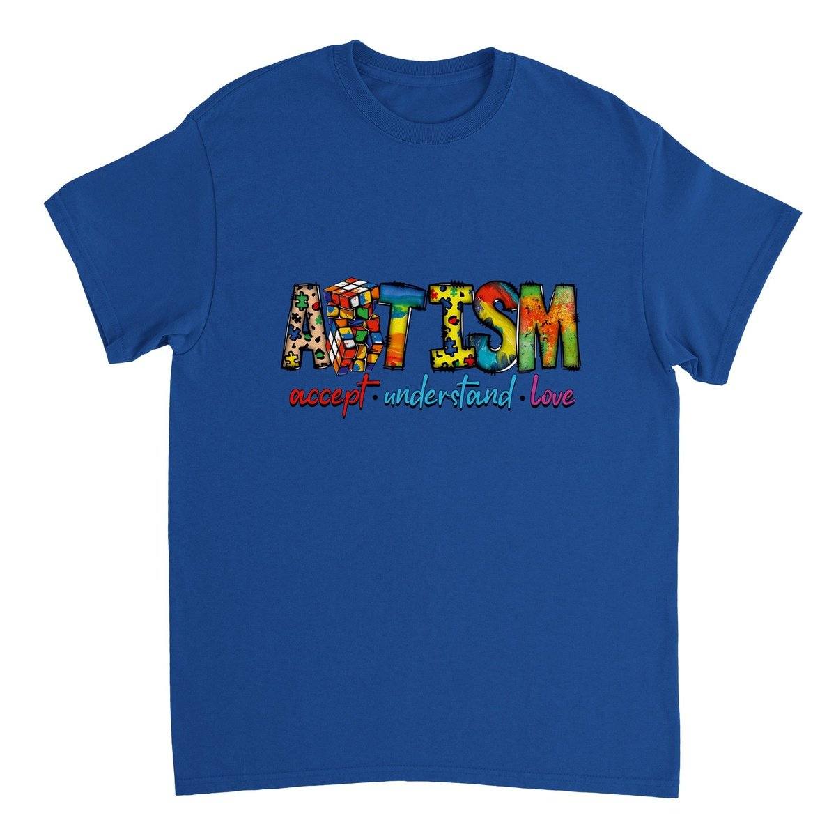 Autism Accept Understand Love T-SHIRT Australia Online Color Royal / S
