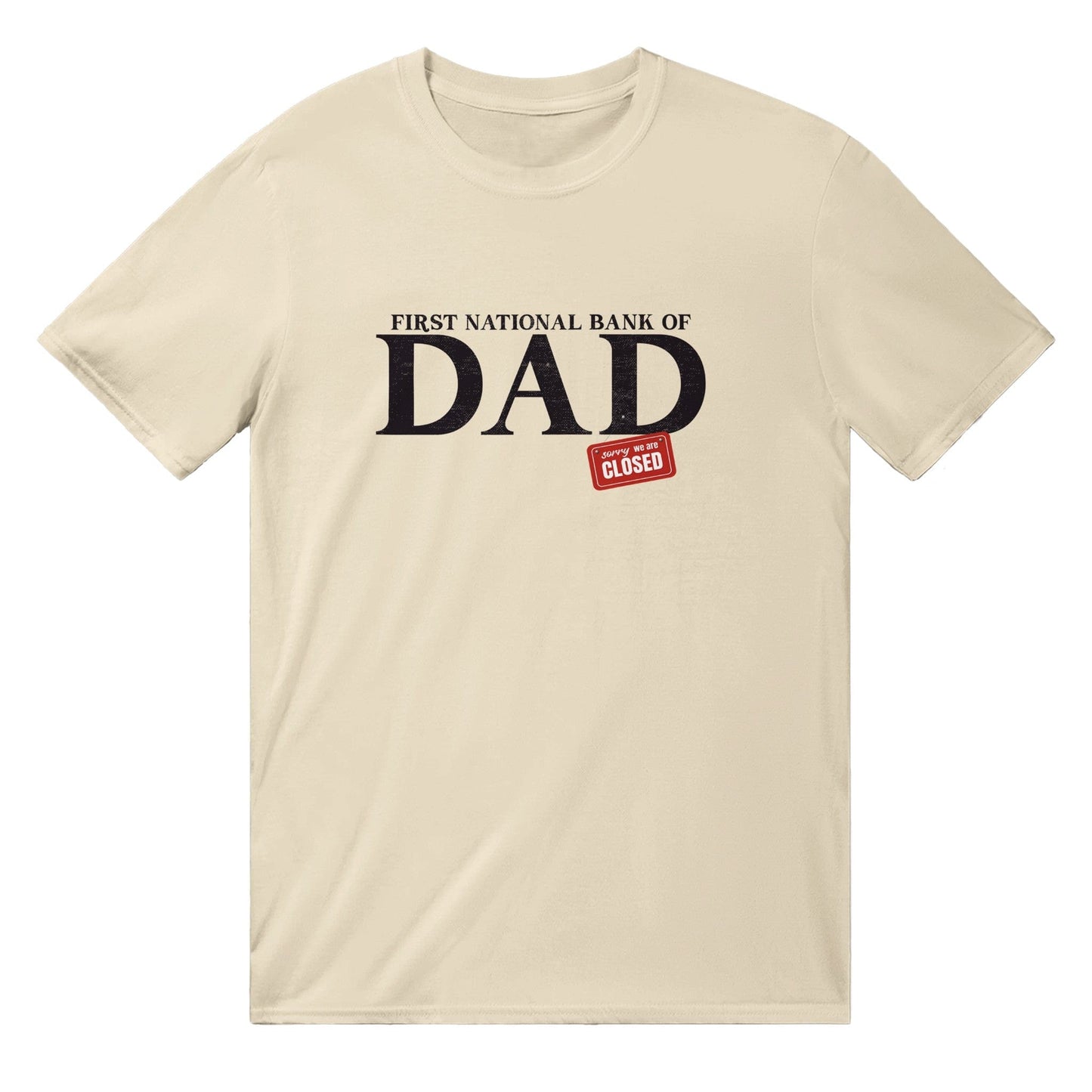 Bank Of Dad T-Shirt Australia Online Color Natural / S
