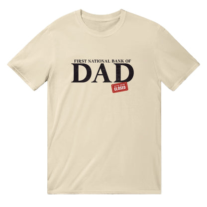 Bank Of Dad T-Shirt Australia Online Color Natural / S