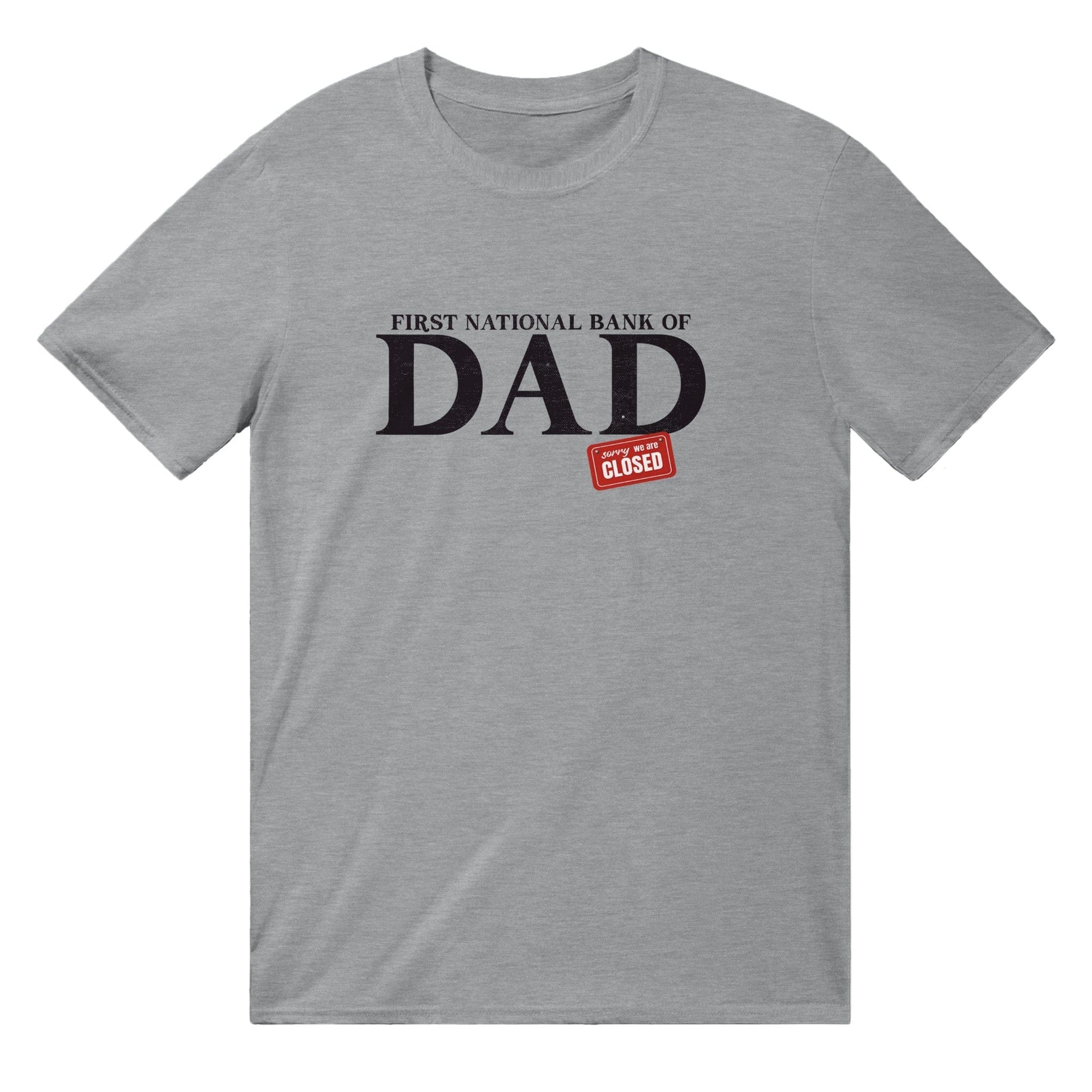Bank Of Dad T-Shirt Australia Online Color Sports Grey / S