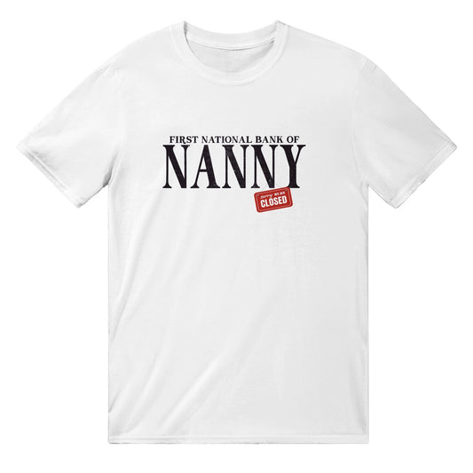 Bank Of Nanny T-Shirt Australia Online Color White / S