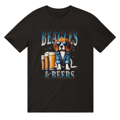 Beagles And Beers T-Shirt Australia Online Color Black / S