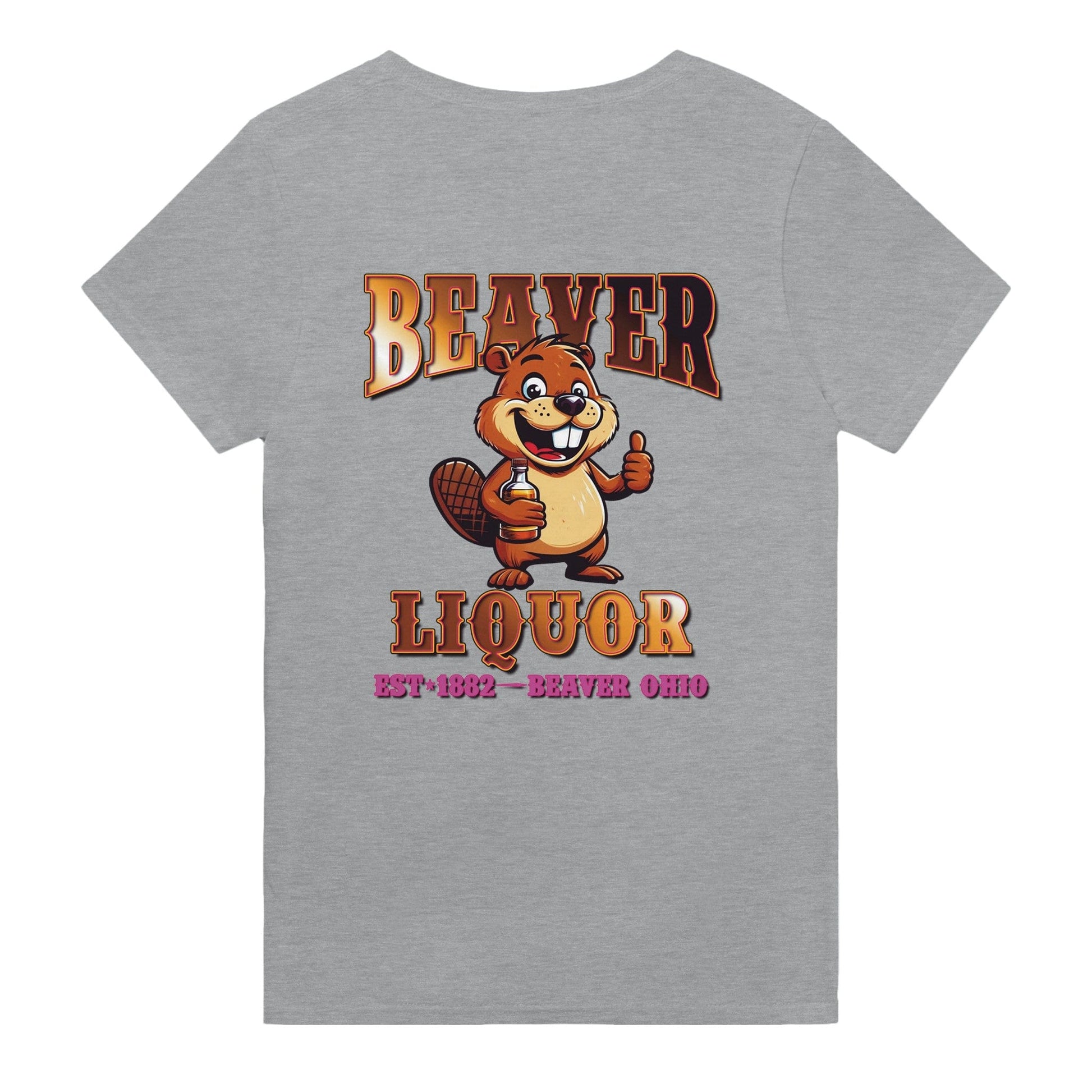 Beaver Liquor T-shirt Australia Online Color Sports Grey / S