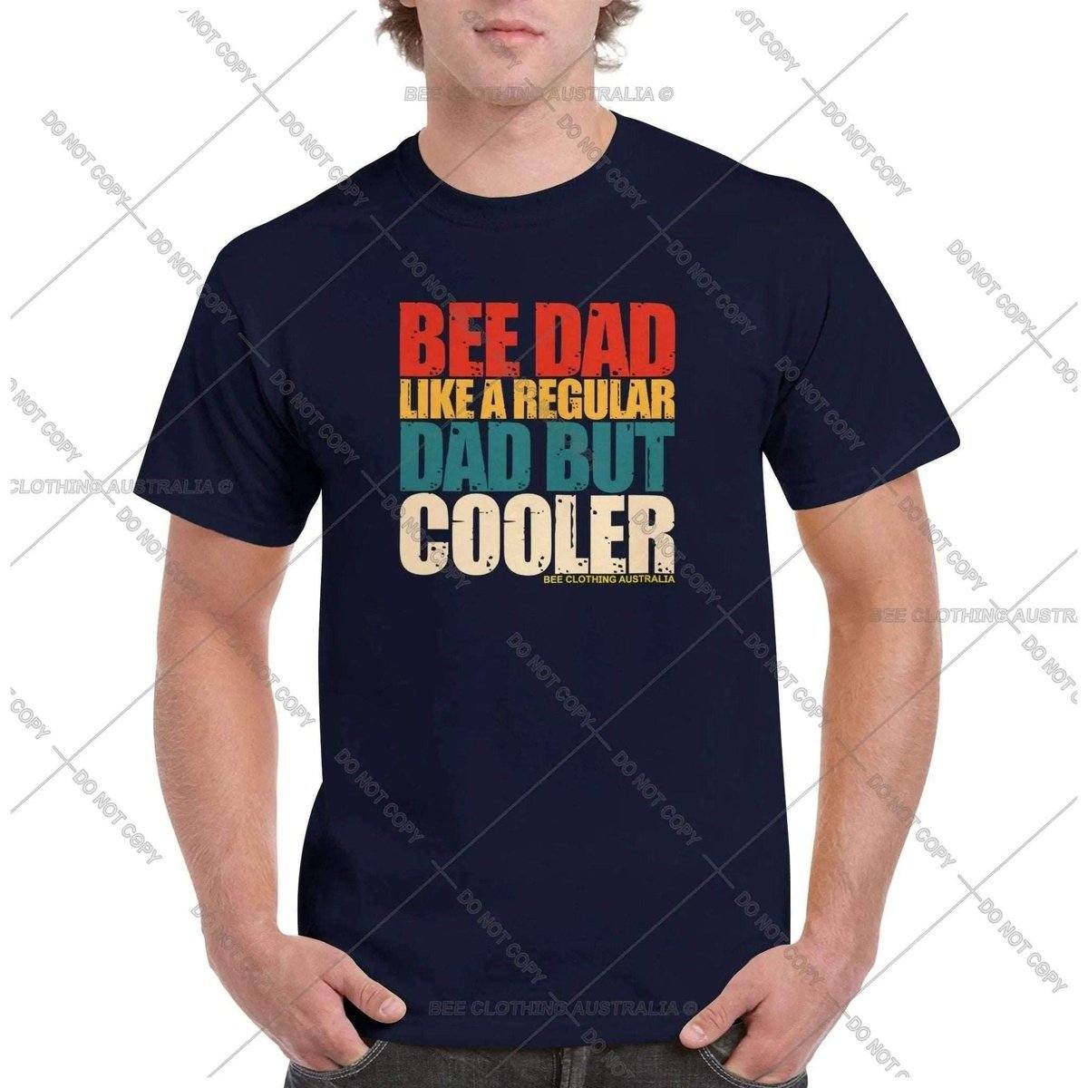 Bee Dad But Cooler VintageT-Shirt Australia Online Color Navy / S