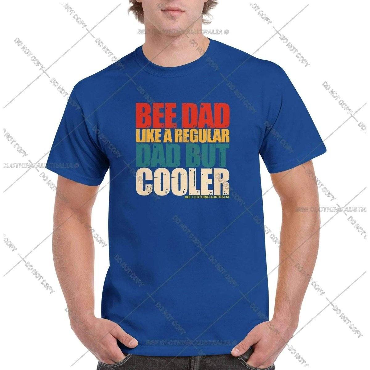 Bee Dad But Cooler VintageT-Shirt Australia Online Color Royal / S