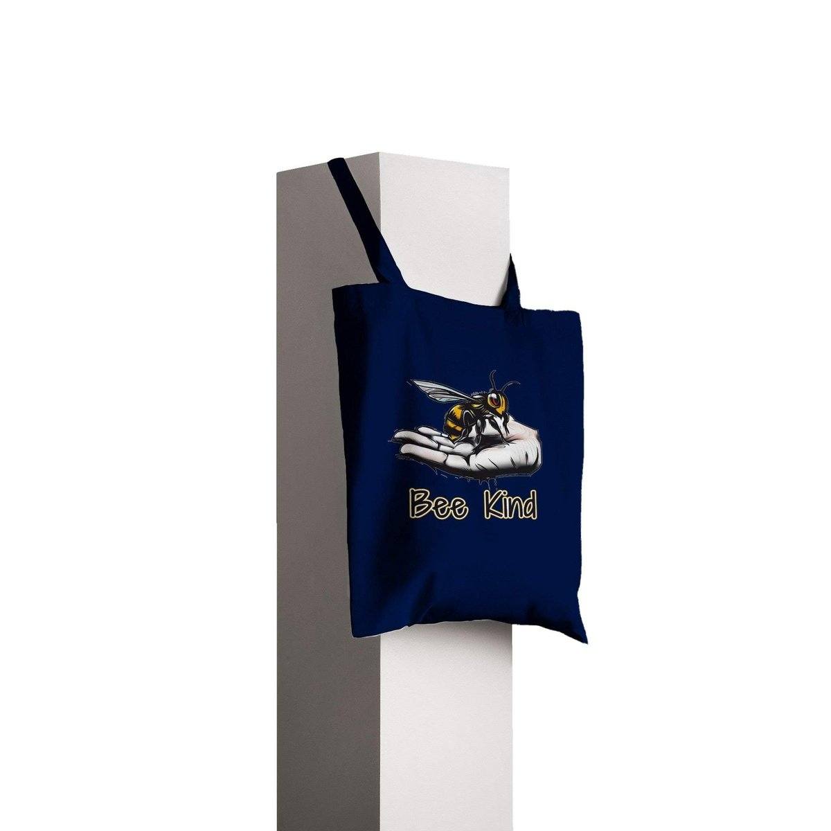 Bee Kind Tote Bag - Bee On Palm - Classic Tote Bag Australia Online Color Navy