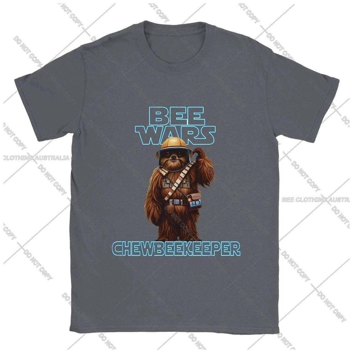 Bee Wars - ChewBeekeeper - Classic Unisex Crewneck T-shirt Australia Online Color Charcoal / S