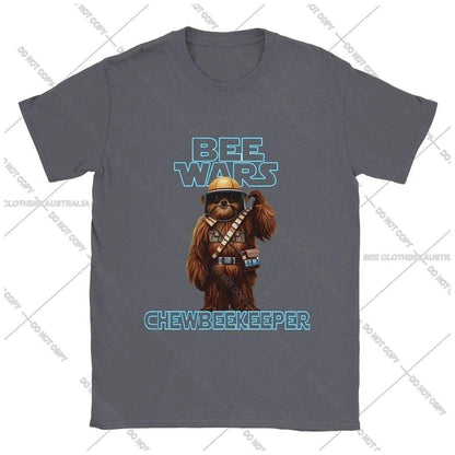 Bee Wars - ChewBeekeeper - Classic Unisex Crewneck T-shirt Australia Online Color Charcoal / S