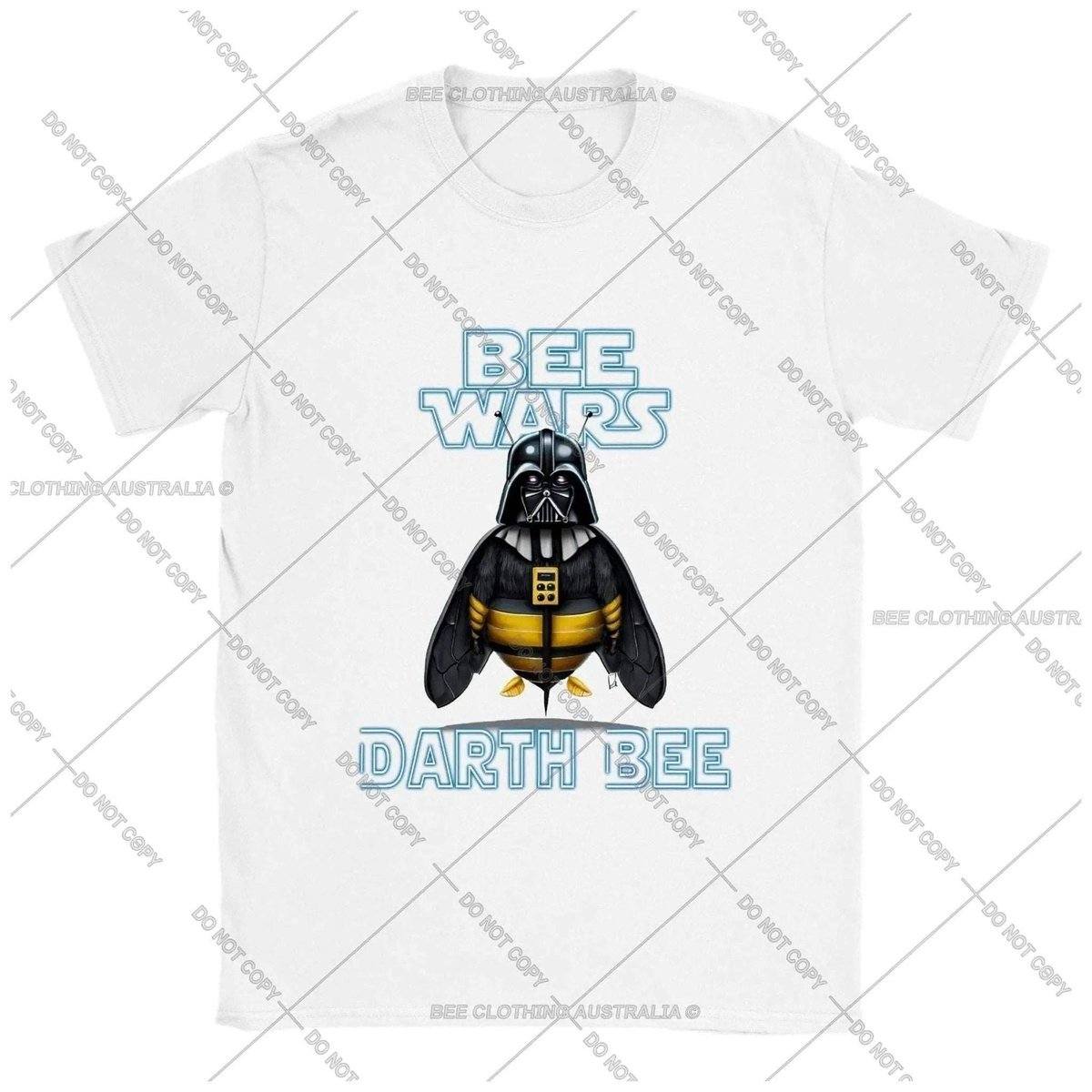 Bee Wars - Darth Bee - Classic Unisex Crewneck T-shirt Australia Online Color White / S