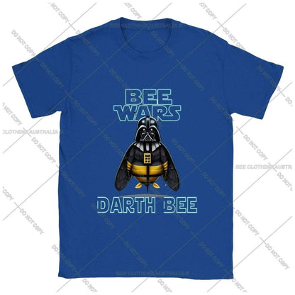 Bee Wars - Darth Bee - Classic Unisex Crewneck T-shirt Adults T-Shirts Unisex Royal / S Bee Clothing Australia