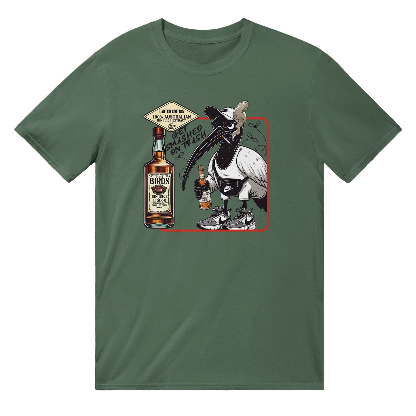 Bin Juice Liquor T-shirt Australia Online Color Green / S