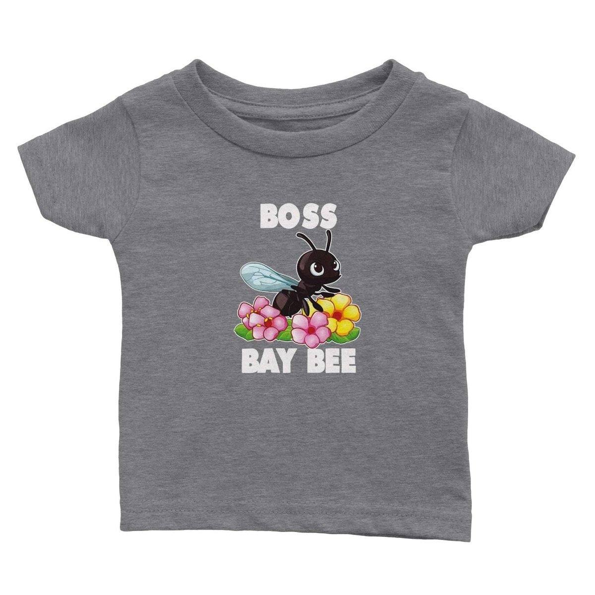Boss Bay-Bee - Classic Baby Crewneck T-shirt Australia Online Color Heather Gray / 6m