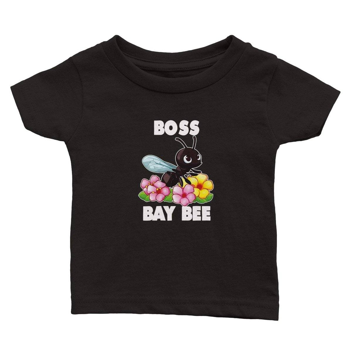 Boss Bay-Bee - Classic Baby Crewneck T-shirt Australia Online Color Black / 6m