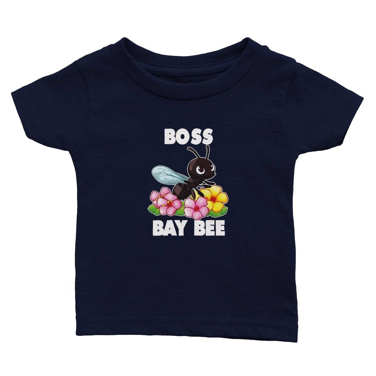 Boss Bay-Bee - Classic Baby Crewneck T-shirt Australia Online Color Navy / 6m