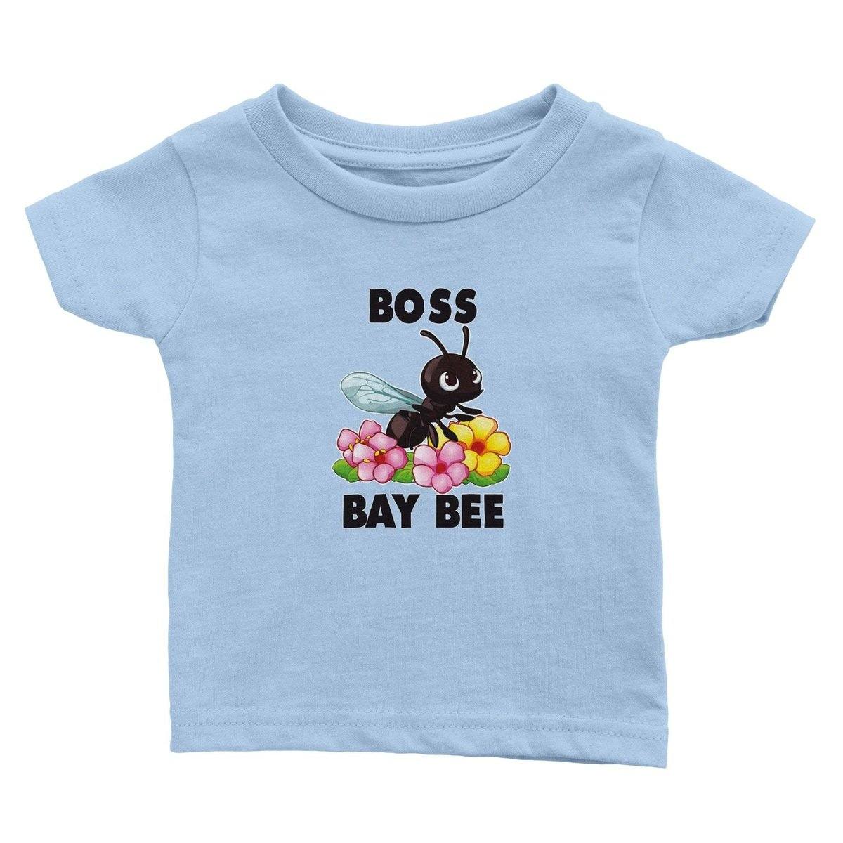 Boss Bay-Bee - Classic Baby Crewneck T-shirt Australia Online Color Baby Blue / 6m