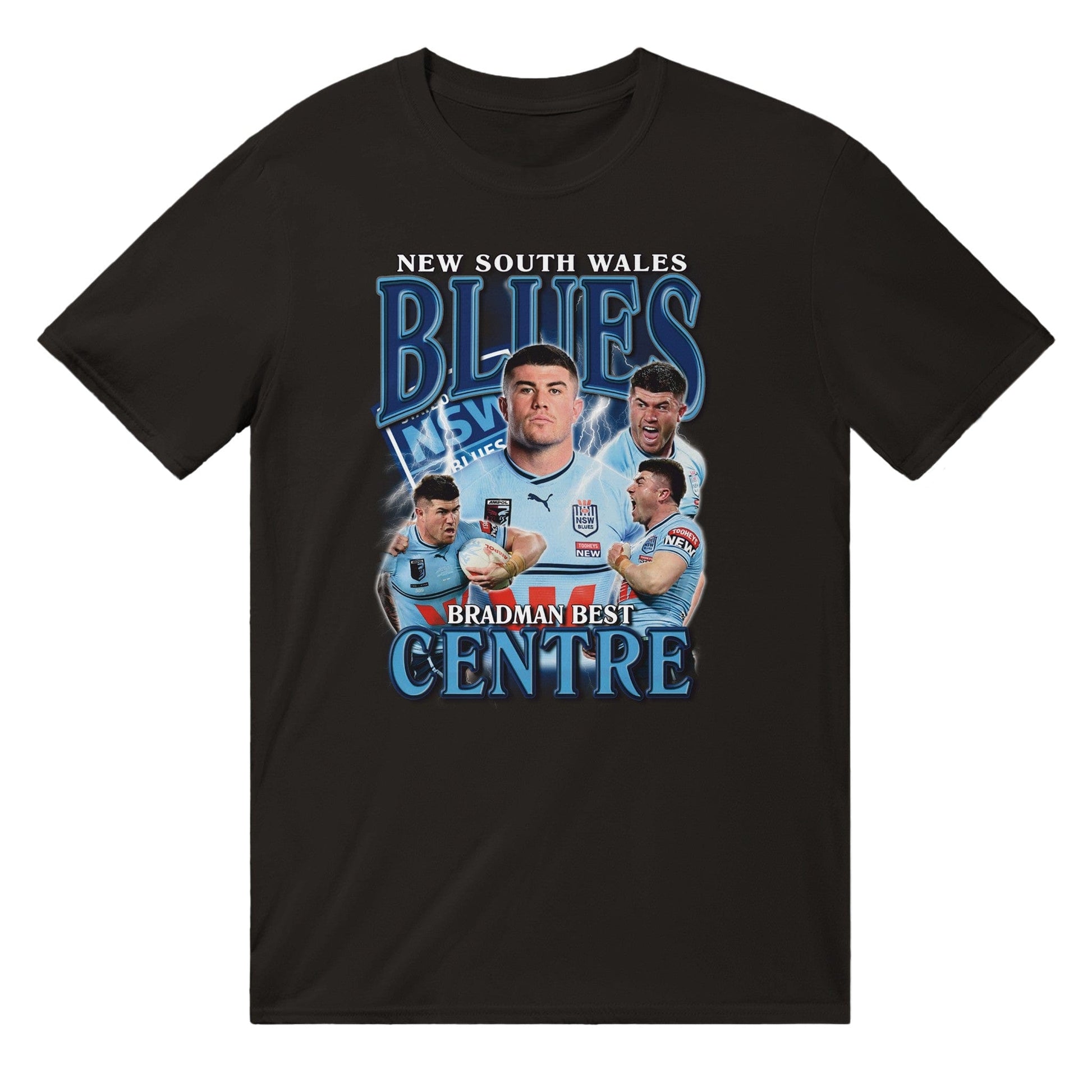 Bradman Best NSW Blues T-shirt Australia Online Color Black / S