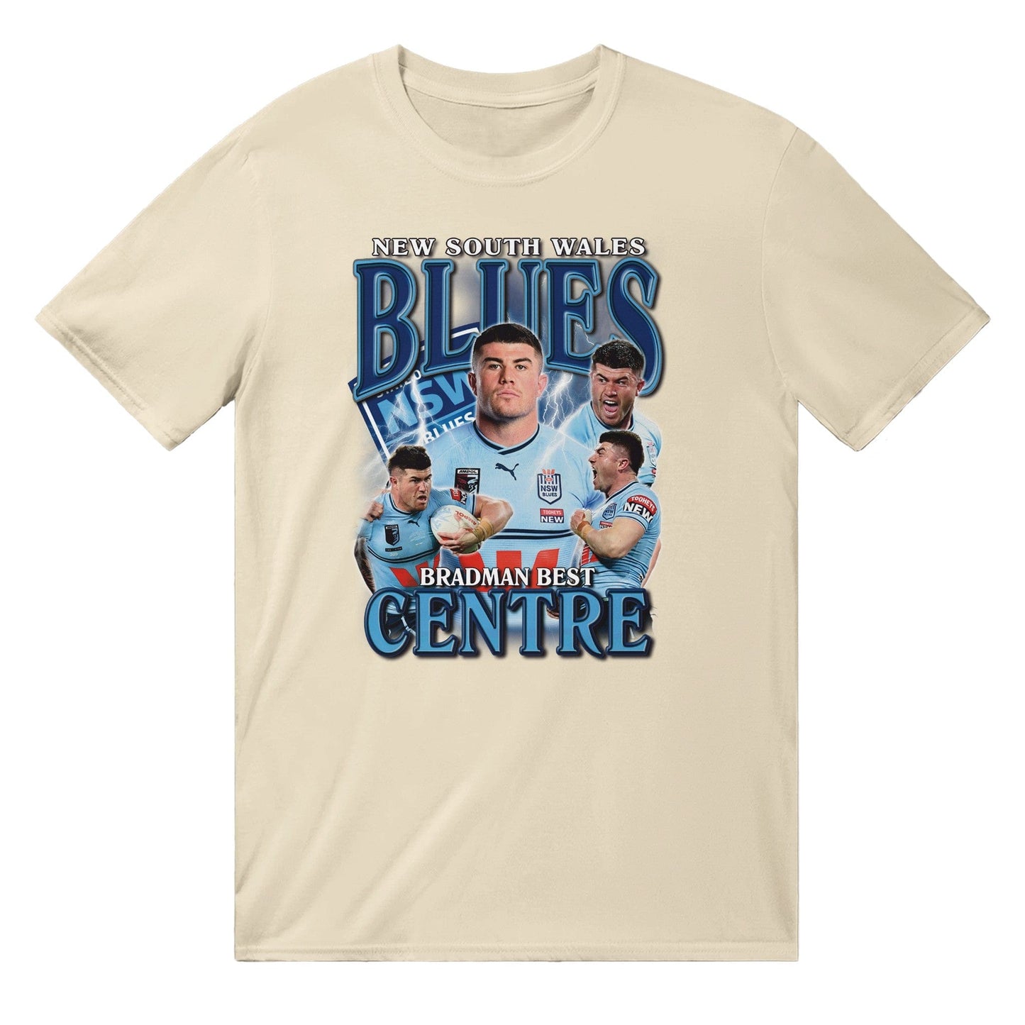 Bradman Best NSW Blues T-shirt Australia Online Color Natural / S