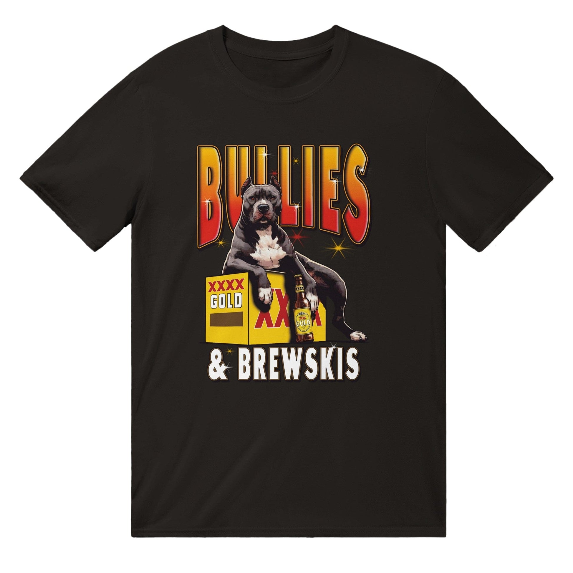 Bullies And Brewskis T-Shirt Australia Online Color Black / S