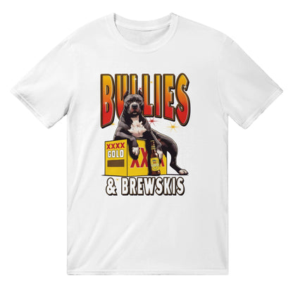 Bullies And Brewskis T-Shirt Australia Online Color White / S