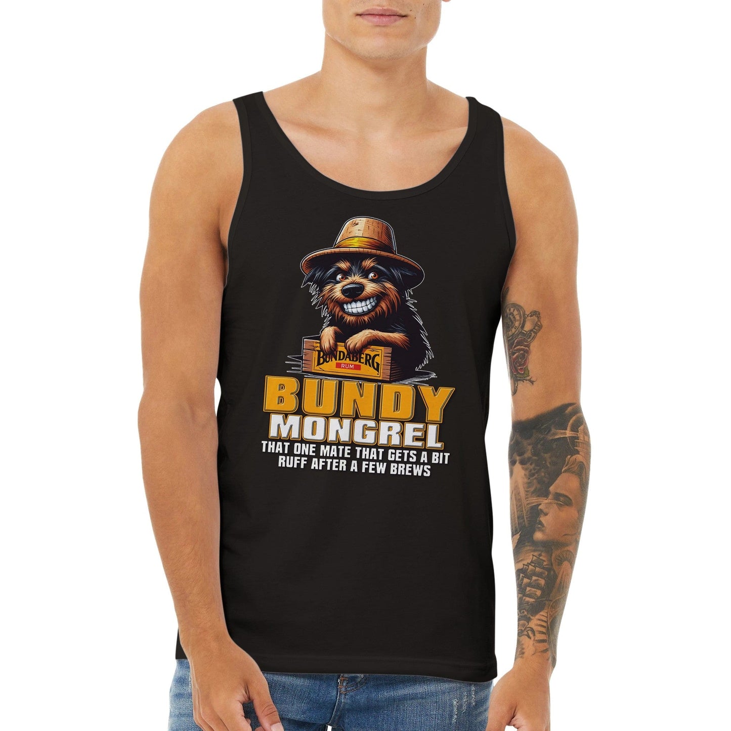 Bundy Mongrel Tank Top Australia Online Color