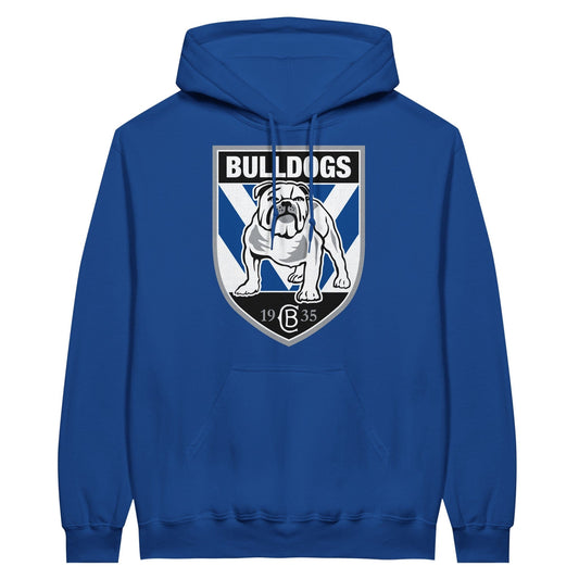 Canterbury Bulldogs Vintage Hoodie Graphic Tee Australia Online Royal / S