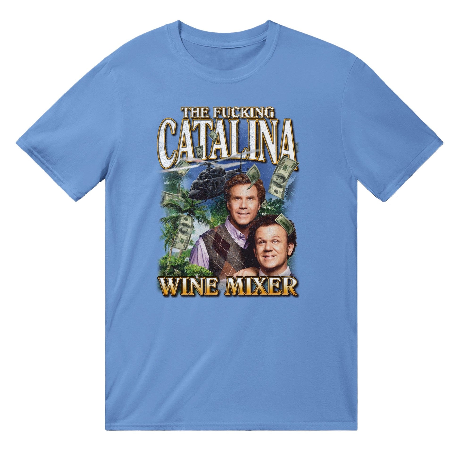 Catalina Wine Mixer T-Shirt Australia Online Color Carolina Blue / S