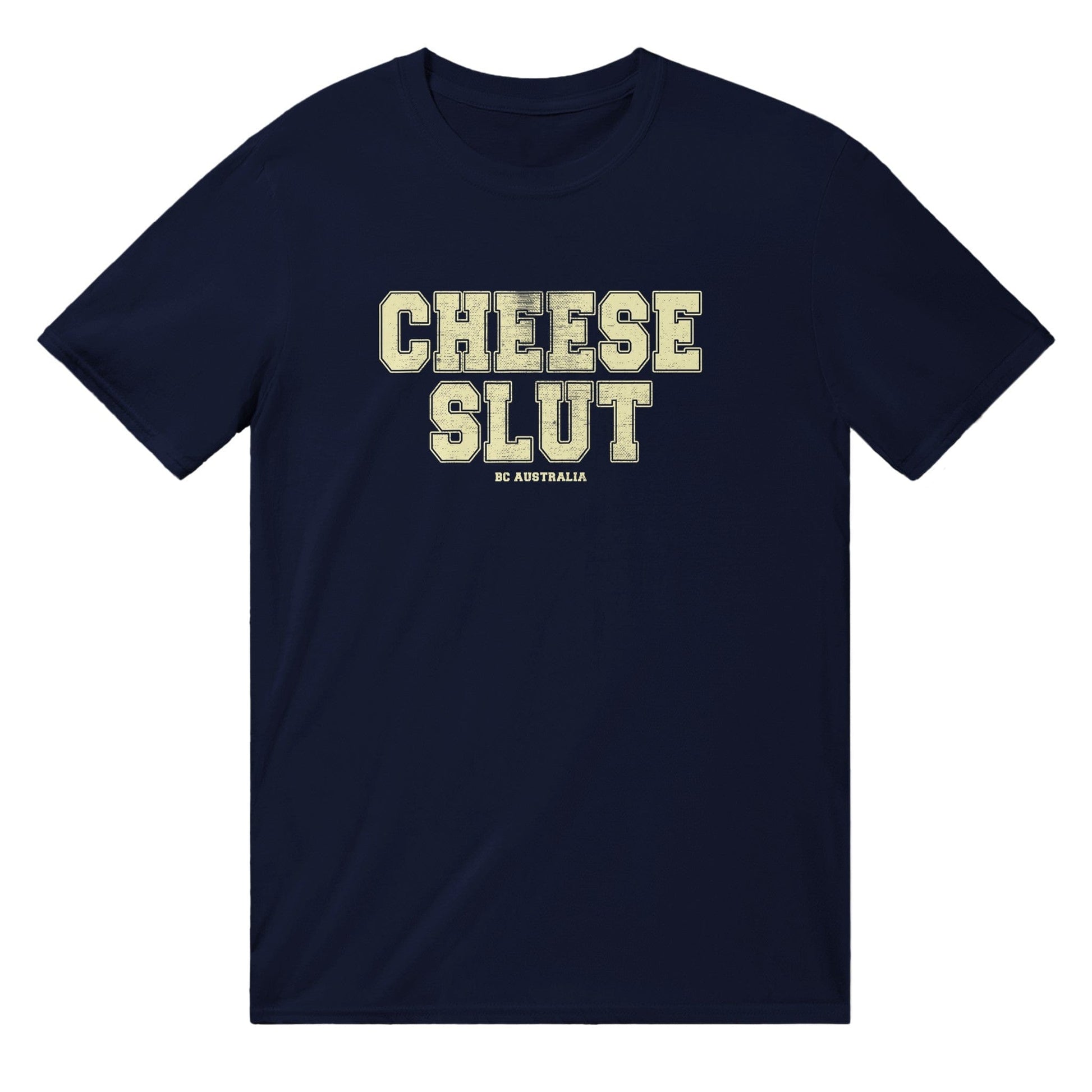 Cheese Slut T-shirt Australia Online Color Navy / S