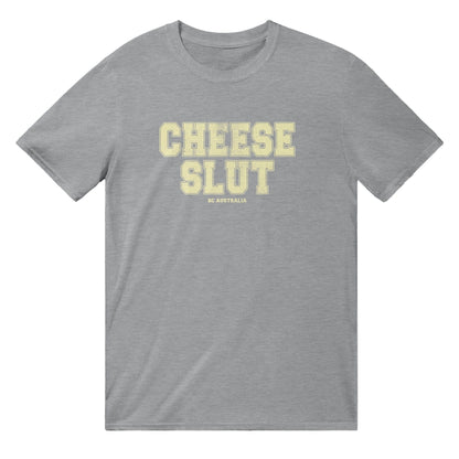 Cheese Slut T-shirt Australia Online Color Sports Grey / S
