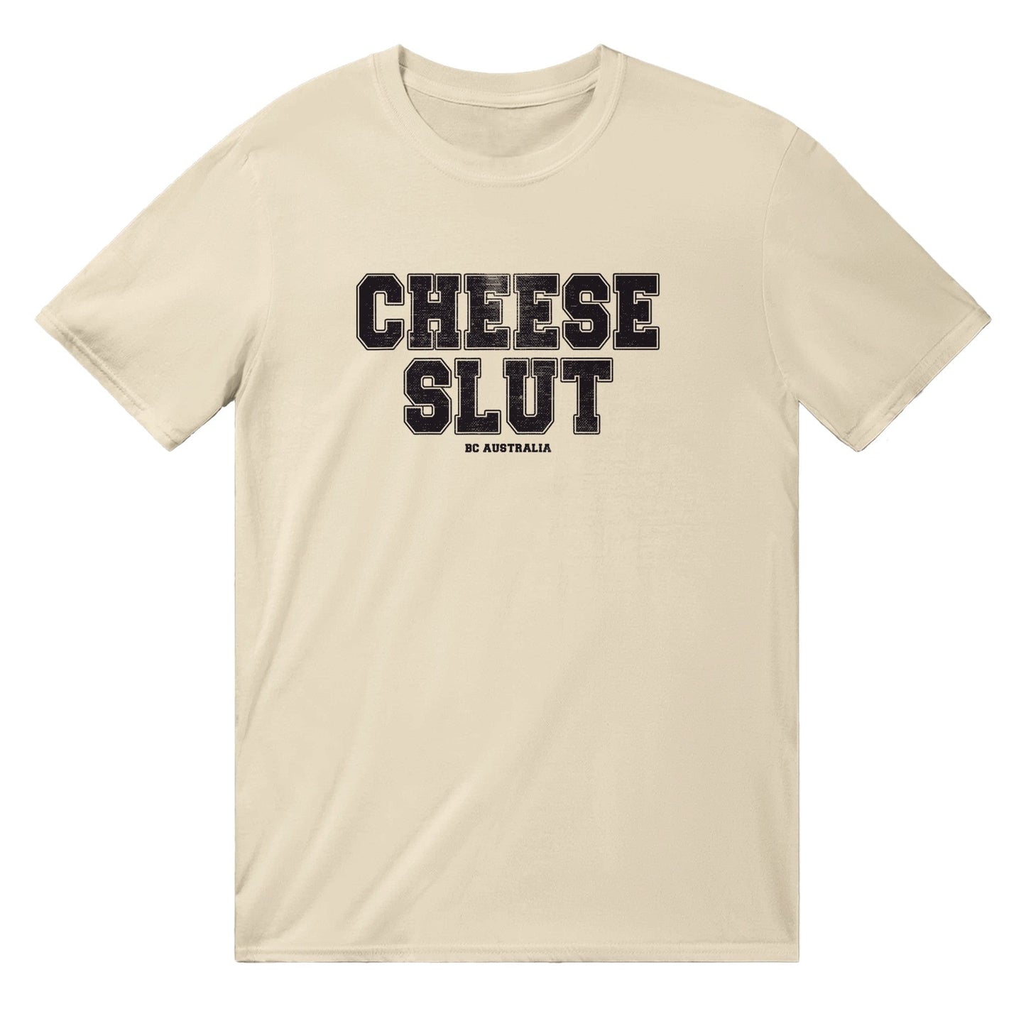 Cheese Slut T-shirt Australia Online Color Natural / S