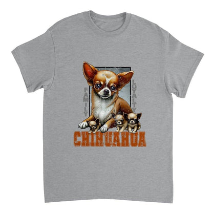 Chihuahua T-SHIRT Adults T-Shirts Unisex Sports Grey / S Bee Clothing Australia