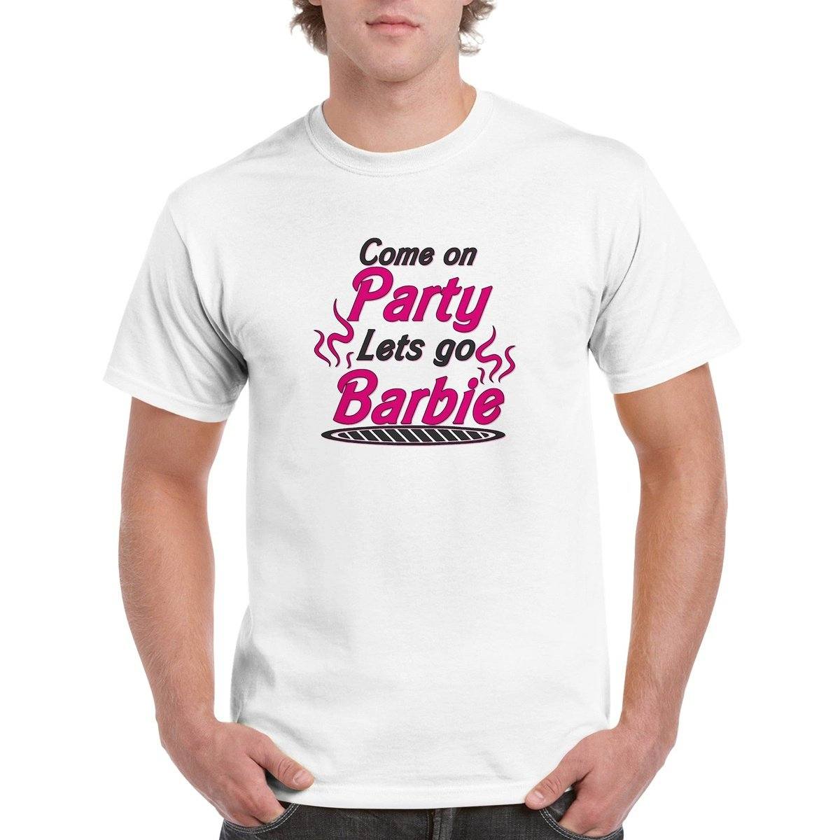 Come On Party Lets Go Barbie T-SHIRT Australia Online Color