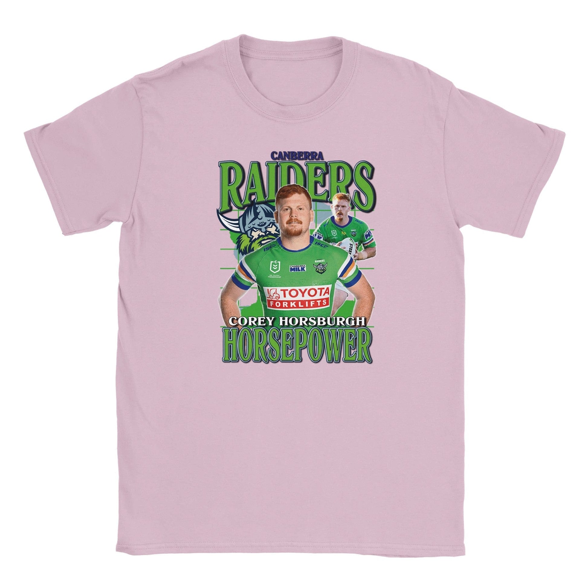 Corey Horsburgh Canberra Raiders Kids T-shirt Australia Online Color Light Pink / S
