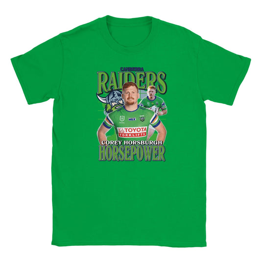 Corey Horsburgh Canberra Raiders Kids T-shirt Australia Online Color Irish Green / S