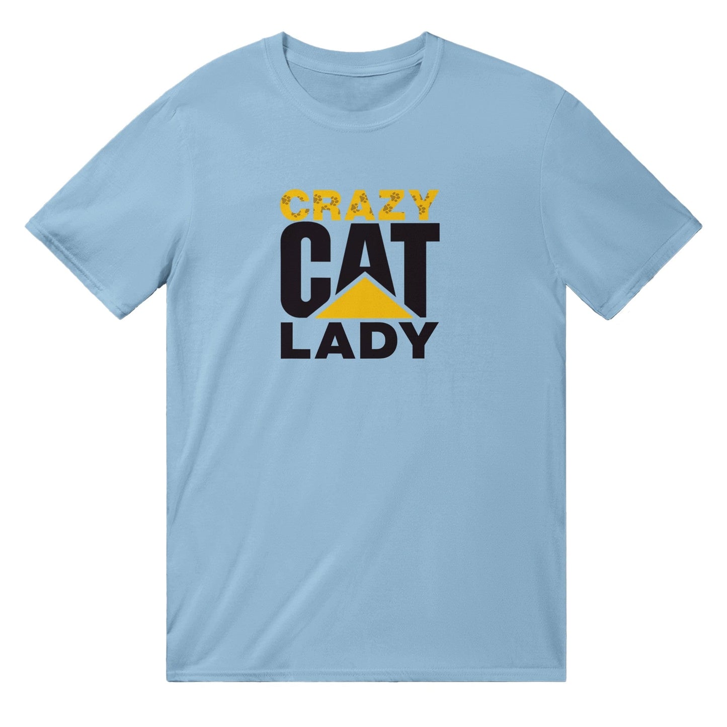 Crazy Cat Lady T-Shirt Australia Online Color Light Blue / S